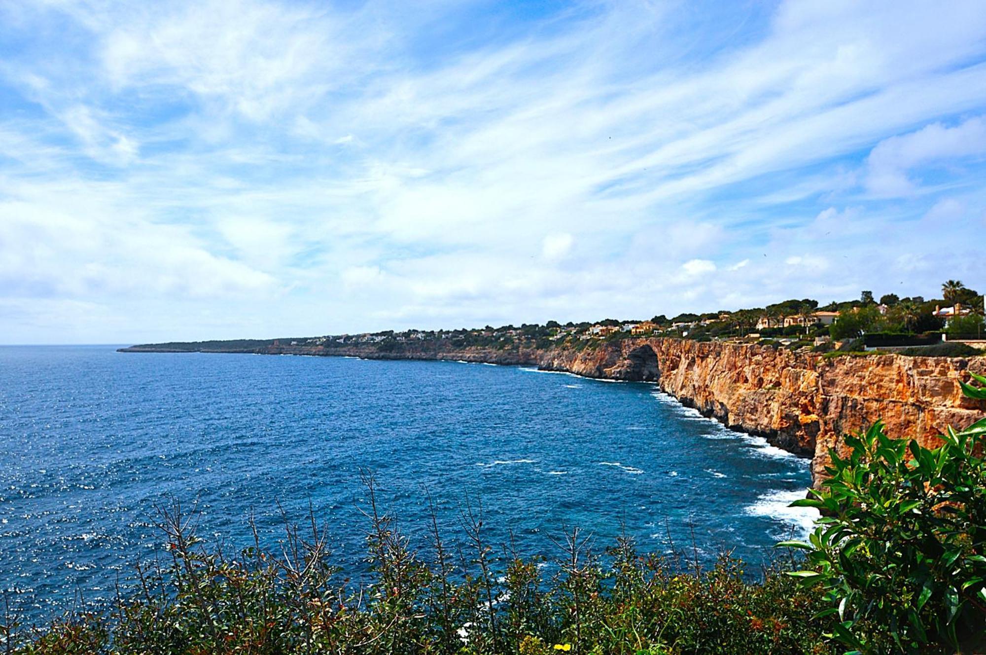 Villa Helios Villa En Cala Pi Con Vistas Despejadas Luaran gambar