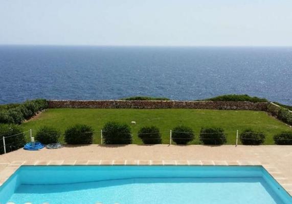 Villa Helios Villa En Cala Pi Con Vistas Despejadas Luaran gambar