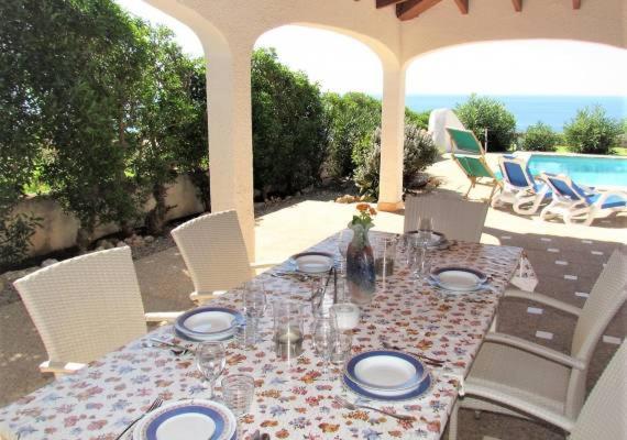 Villa Helios Villa En Cala Pi Con Vistas Despejadas Luaran gambar